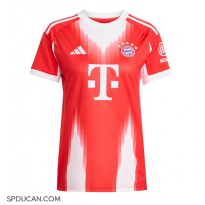 Zenski Nogometni Dres Bayern Munich Sacha Boey #23 Domaci 2025-26 Kratak Rukav Zenski Nogometni Dres Bayern Munich Sacha Boey #23 Domaci 2025-26 Kratak Rukav